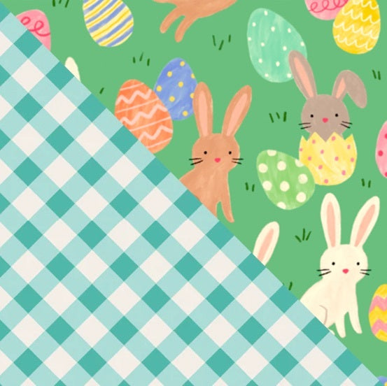 Hoppy Easter Reversible Dog Bandana