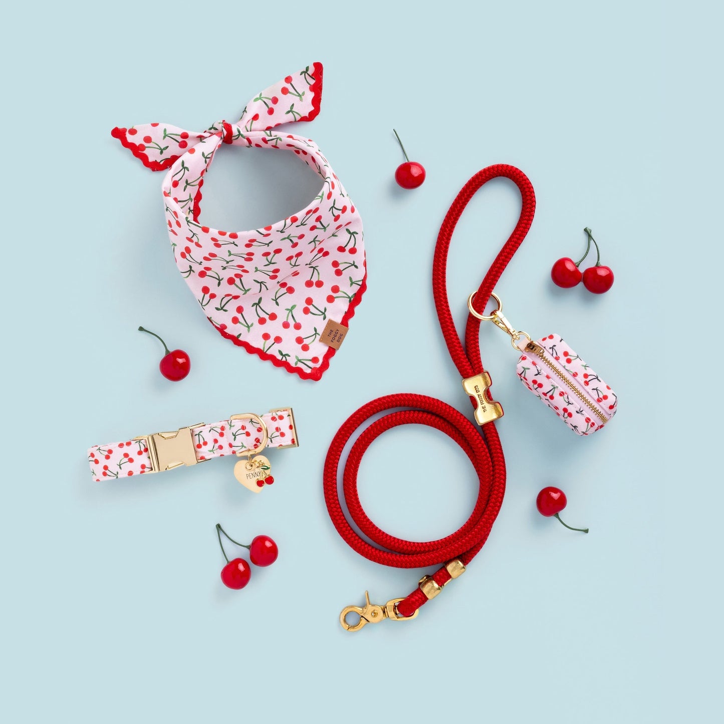 Cherry Jubilee Waste Bag Holder