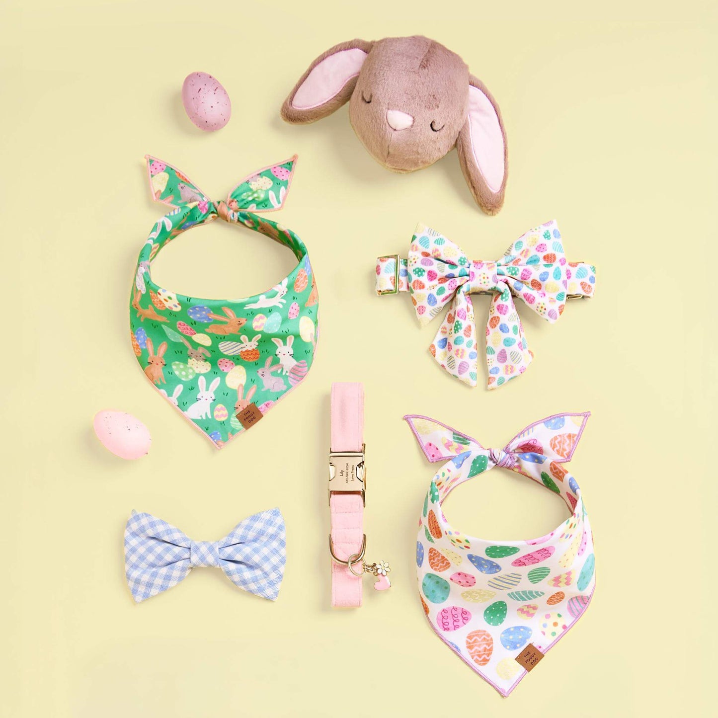 Hoppy Easter Reversible Dog Bandana