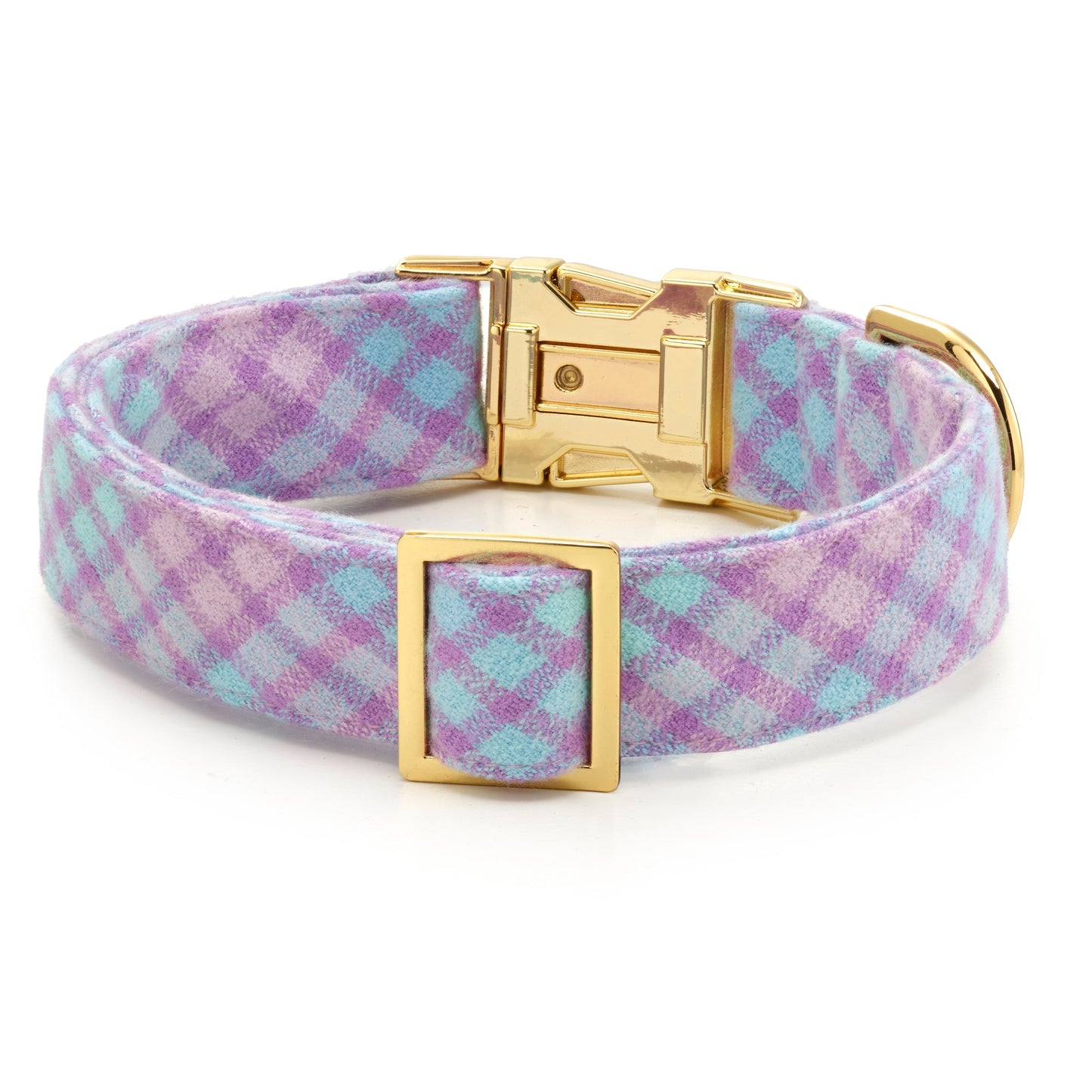 Sorbet Plaid Flannel Dog Collar
