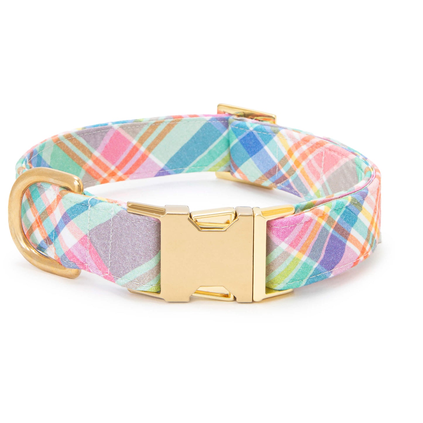 Blooming Plaid Lady Bow Collar