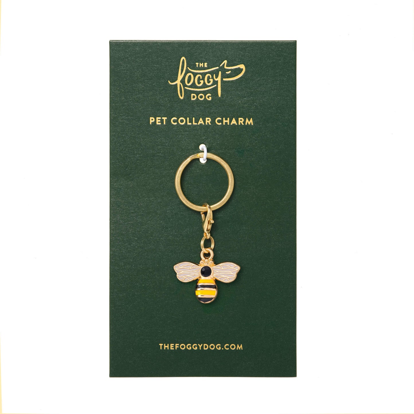 Honey Bee Collar Charm