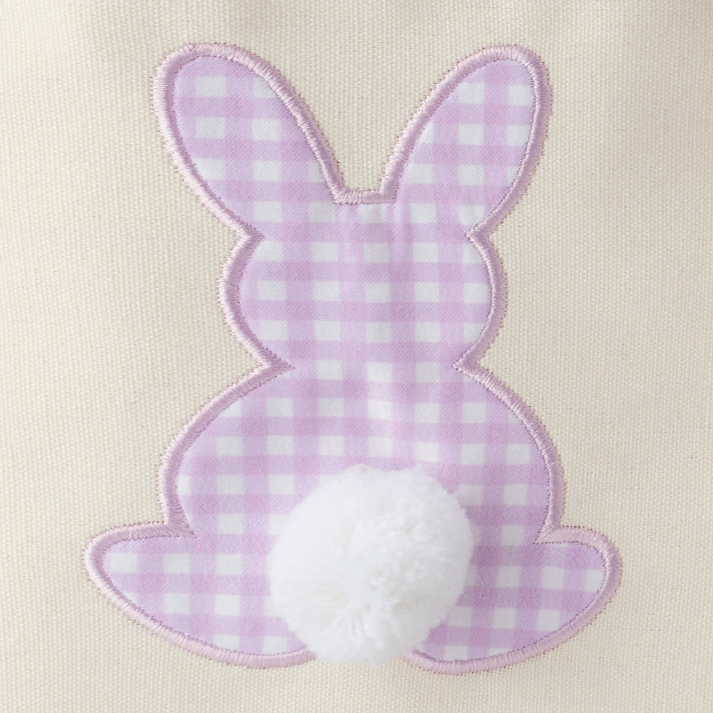 Lavender Gingham Easter Basket