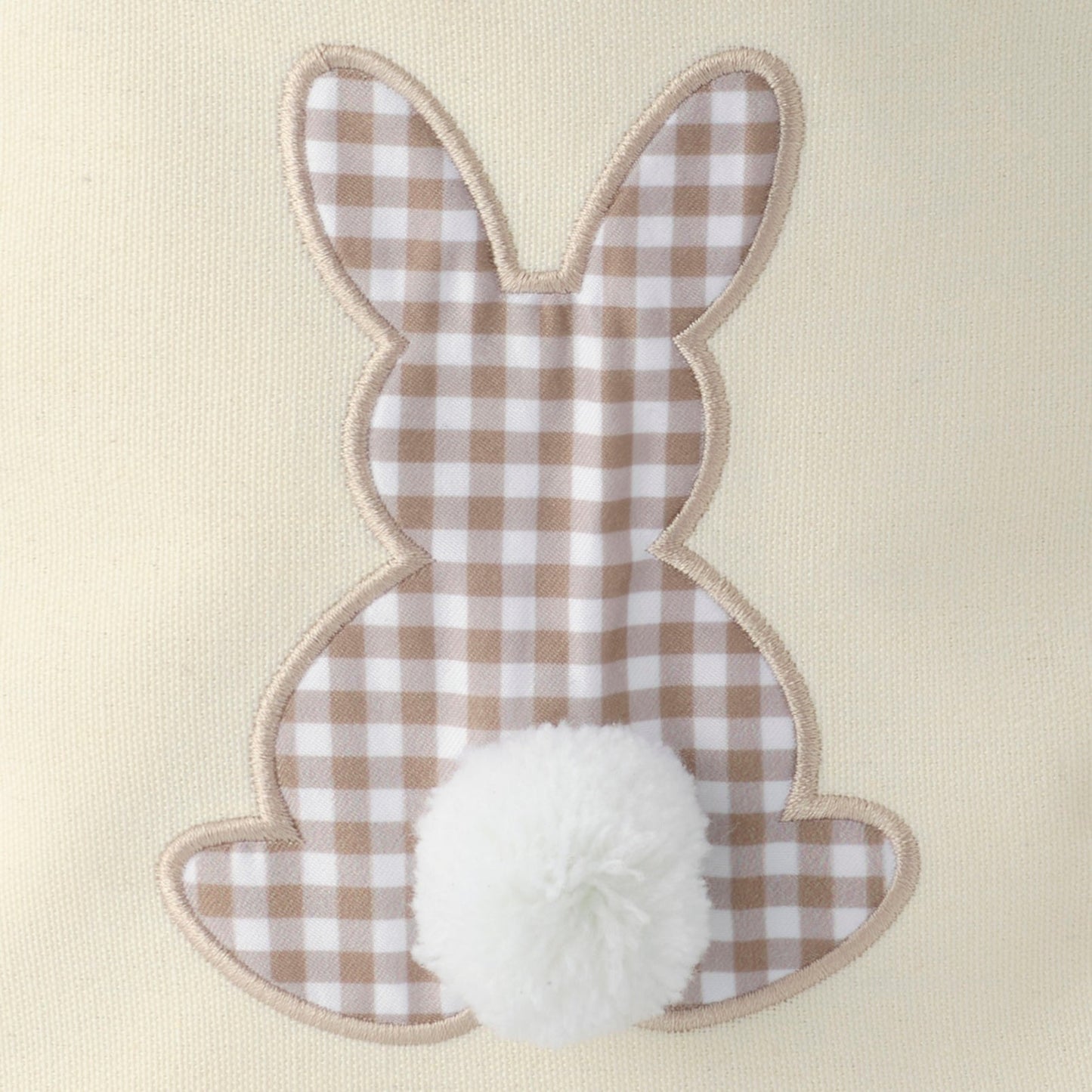 Taupe Gingham Easter Basket Starter Set