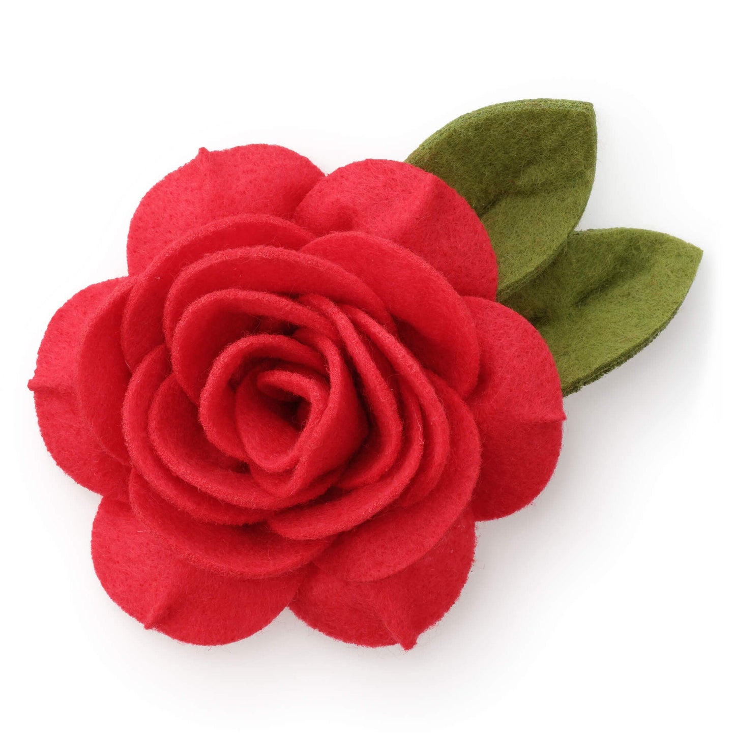 Red Rose Dog Collar Flower