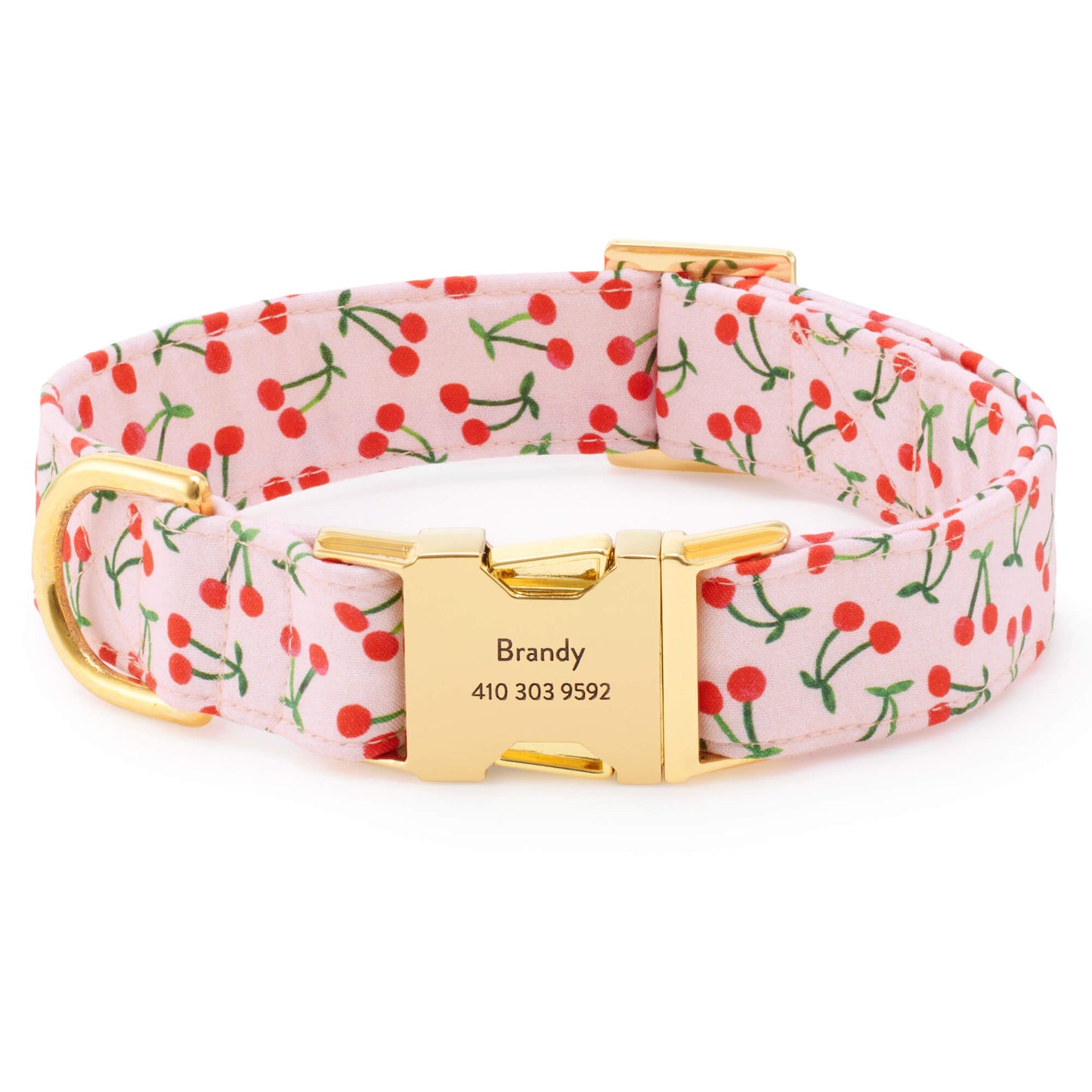 Cherry Jubilee Dog Collar
